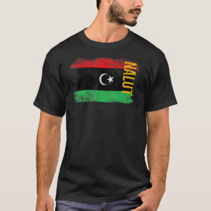 Camiseta Bandera De Nalut Libia Para Hombres Mujeres Niñas