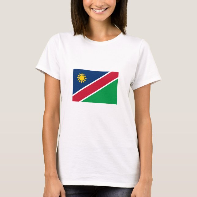 Camiseta Bandera de Namibia (Anverso)