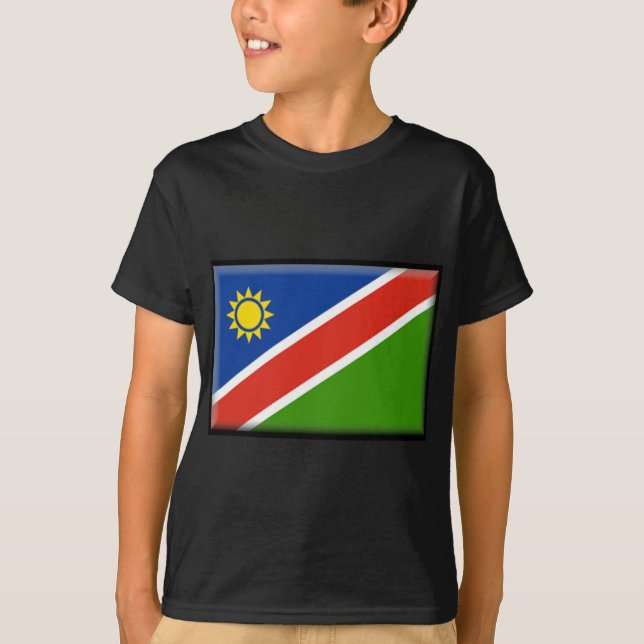 Camiseta Bandera de Namibia (Anverso)