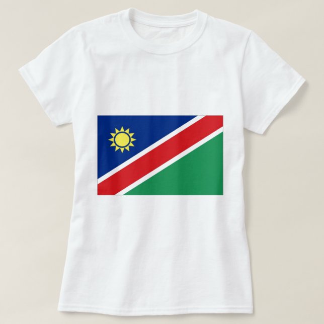 Camiseta Bandera de Namibia (Diseño del anverso)