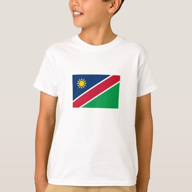 Camiseta Bandera de Namibia (Anverso)