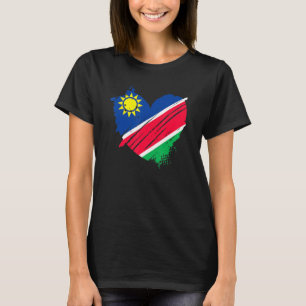 Camiseta Bandera De Namibia Que Me Encanta Es En Mi Adn Par