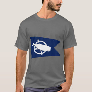 Camiseta Bandera de Nantucket Massachusetts Bandera de ball