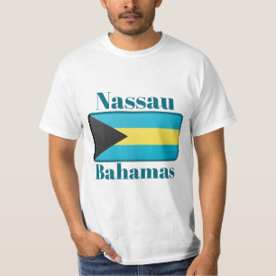Camiseta Bandera de Nassau Bahamas