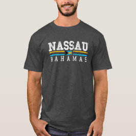 Camiseta Bandera de Nassau Bahamas vacaciones crucero en Ba