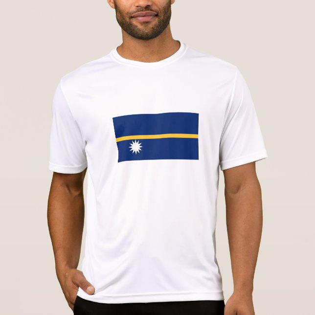 Camiseta Bandera de Nauru (Anverso)