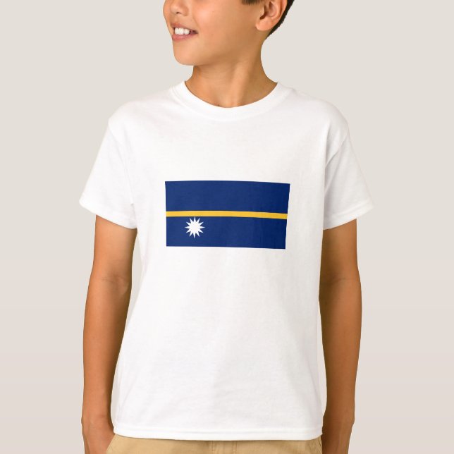 Camiseta Bandera de Nauru (Anverso)