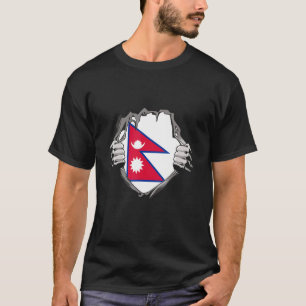 Camiseta Bandera de Nepal