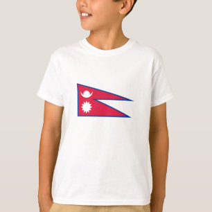 Camiseta Bandera de Nepal