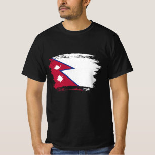 Camiseta Bandera de Nepal