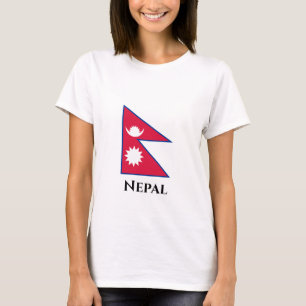 Camiseta Bandera de Nepal (nepalés)