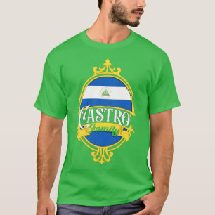 Camiseta Bandera de Nicaragua de la Familia Castro