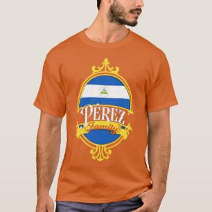 Camiseta Bandera de Nicaragua de la familia Pérez