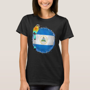 Camiseta Bandera de Nicaragua Guardabarranco alucinante