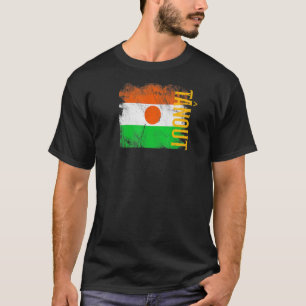 Camiseta Bandera De Níger Para Nigerinos Hombres Mujeres Ni