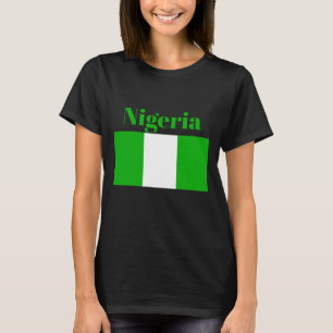 Camiseta Bandera de Nigeria