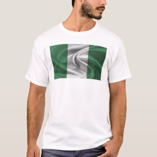 Camiseta Bandera De Nigeria