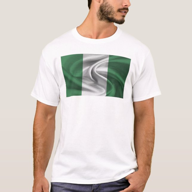 Camiseta Bandera De Nigeria (Anverso)