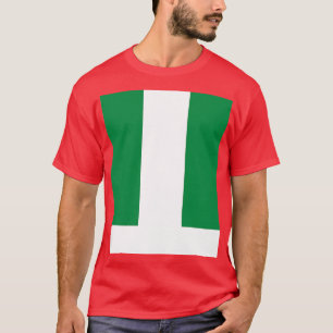 Camiseta Bandera de Nigeria