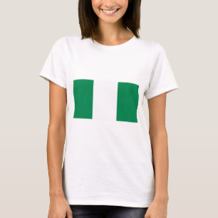 Camiseta Bandera de Nigeria