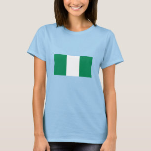 Camiseta Bandera de Nigeria