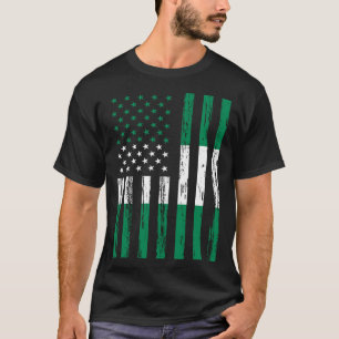 Camiseta Bandera de Nigeria América EE. UU. Está en mi ADN