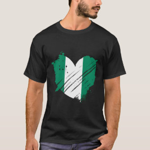 Camiseta Bandera de Nigeria que me encanta está en mi Adn p