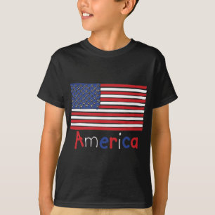 Camiseta Bandera de niños de Estados Unidos