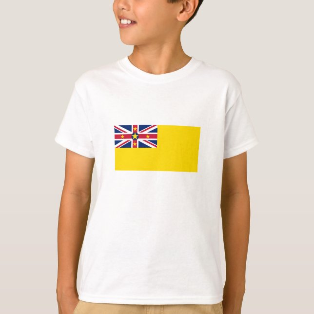Camiseta Bandera de Niue (Anverso)
