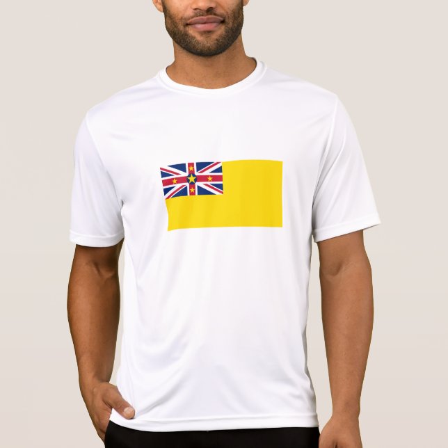 Camiseta Bandera de Niue (Anverso)