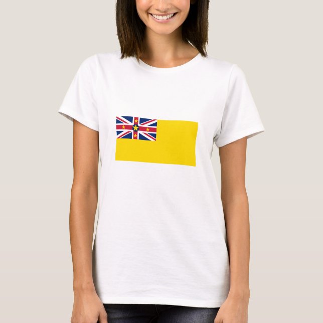 Camiseta Bandera de Niue (Anverso)