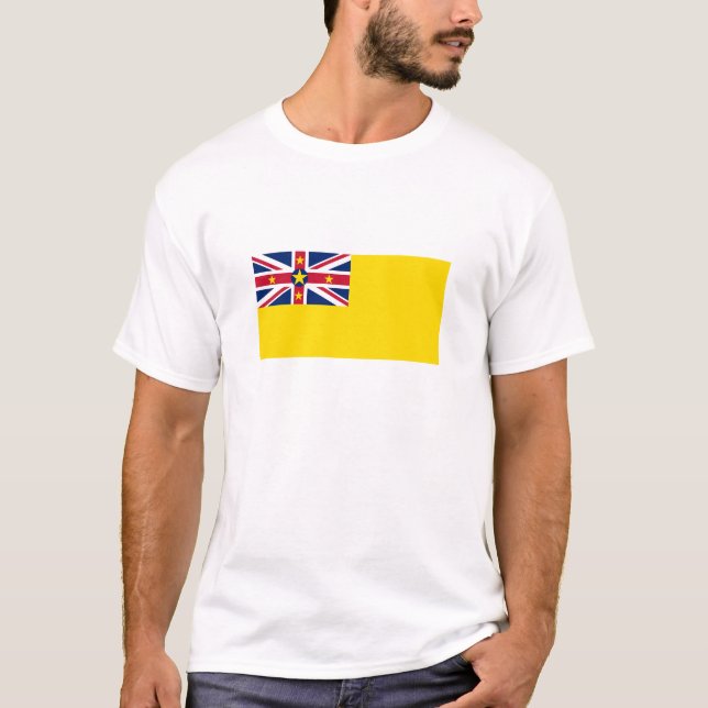 Camiseta Bandera de Niue (Anverso)
