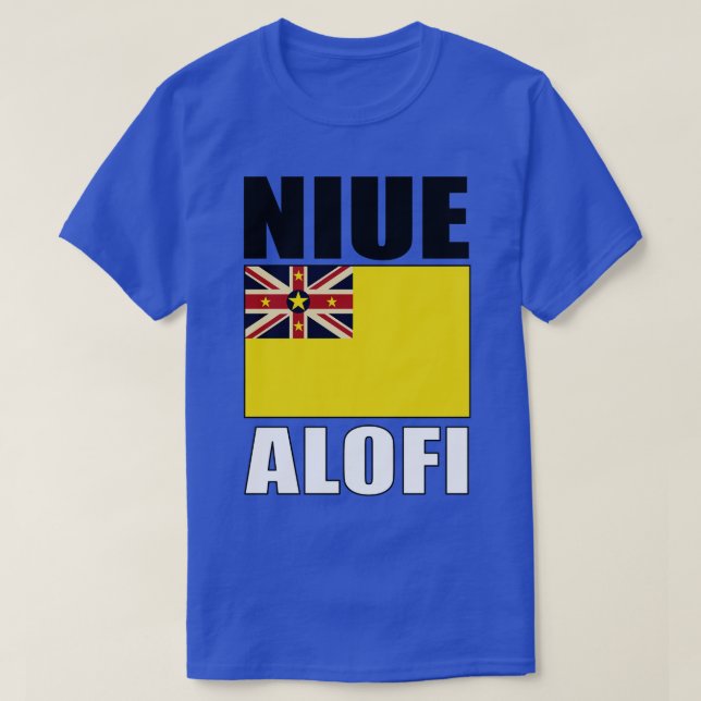 Camiseta Bandera de Niue (Diseño del anverso)