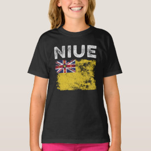 Camiseta Bandera de Niue perturbada - Bandera de Niue
