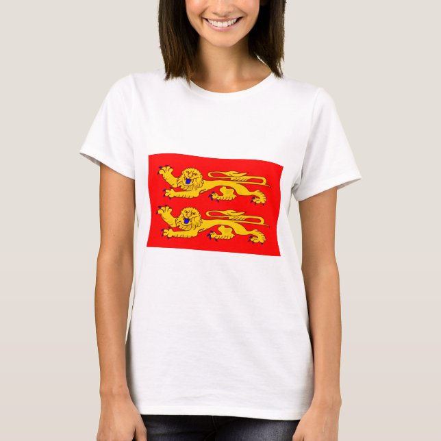 Camiseta Bandera de Normandía (Anverso)