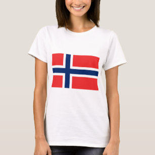 Camiseta Bandera de Noruega