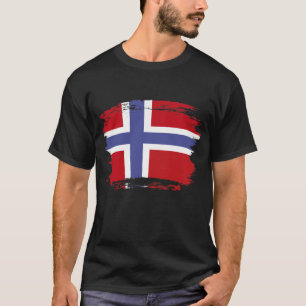 Camiseta bandera de Noruega