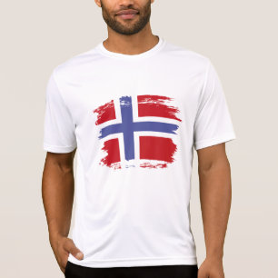 Camiseta bandera de Noruega