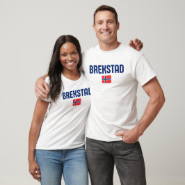 Camiseta Bandera de Noruega de BREKSTAD