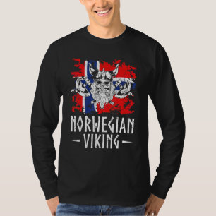 Camiseta Bandera de Noruega Escandinavia Patrimonio Noruego