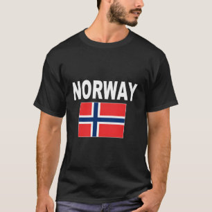 Camiseta Bandera de Noruega Hoodie Regalo de Banderas Norge