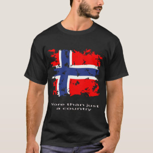 Camiseta bandera de noruega vintage