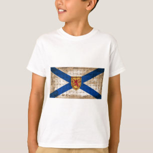 Camiseta Bandera de Nueva Escocia con problemas