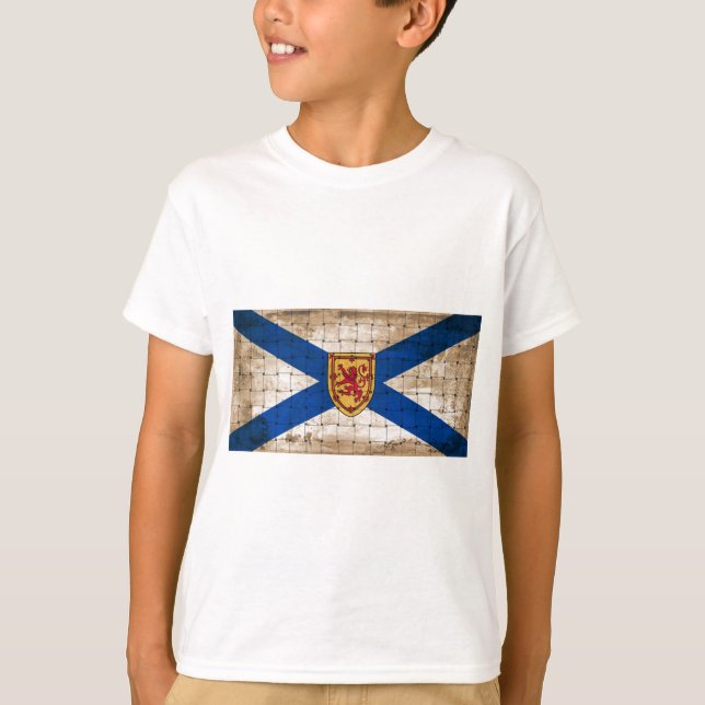 Camiseta Bandera de Nueva Escocia con problemas (Anverso)