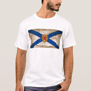 Camiseta Bandera de Nueva Escocia con problemas