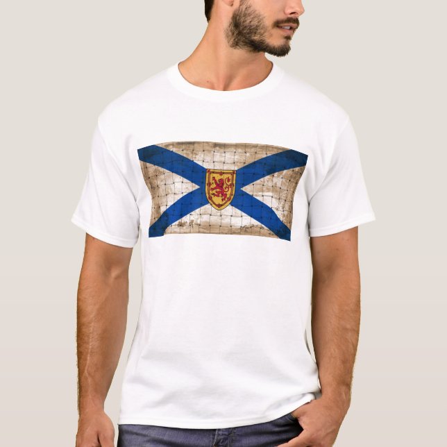 Camiseta Bandera de Nueva Escocia con problemas (Anverso)