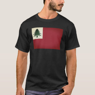 Camiseta Bandera de Nueva Inglaterra (sólo pino) - no ofici