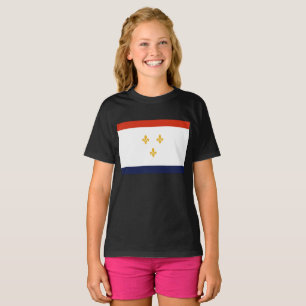 Camiseta Bandera de Nueva Orleans