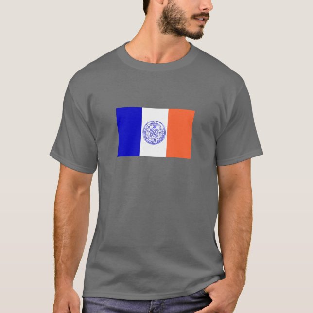 Camiseta Bandera de Nueva York (Anverso)