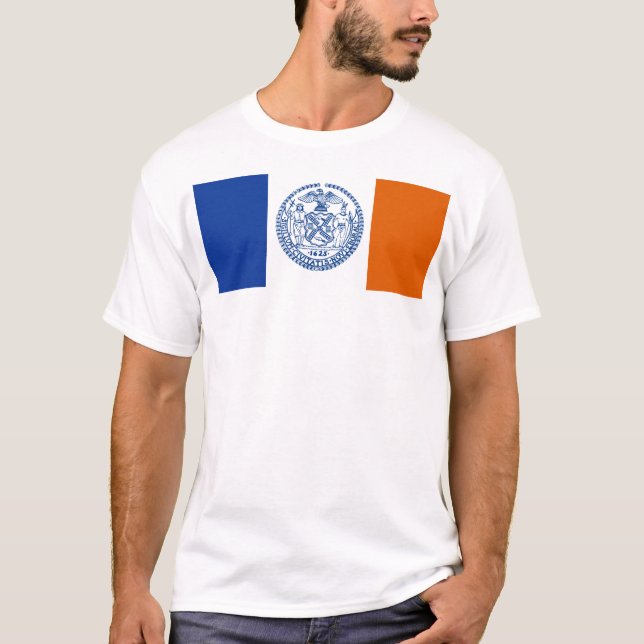 Camiseta Bandera de Nueva York (Anverso)